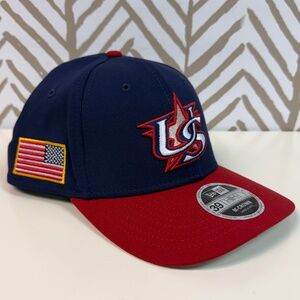 New Era USA 2026 World Baseball 39Thirty Fitted Hat Size L/XL